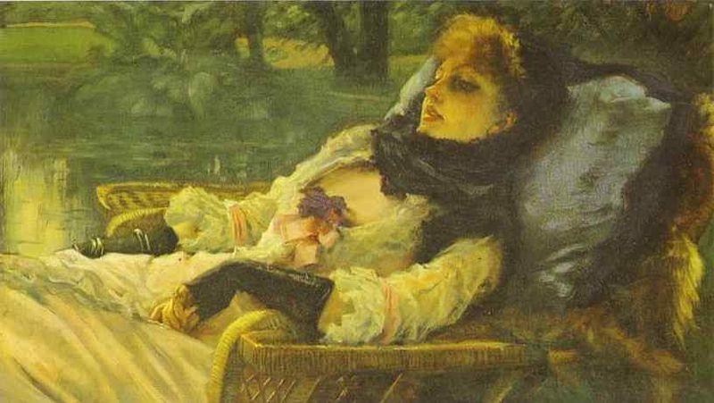 James Joseph Jacques Tissot The Dreamer oil painting picture
